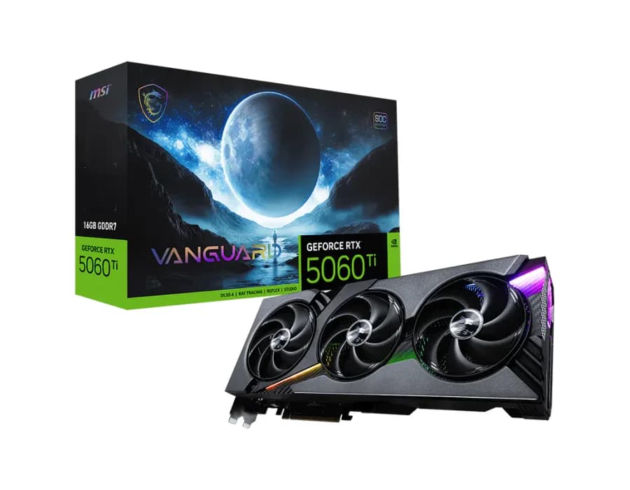 MSI GeForce RTX™ 5060 Ti 16G VANGUARD SOC