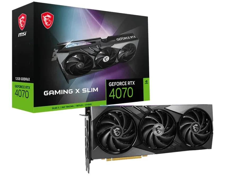 MSI GeForce RTX™ 4070 GAMING X SLIM 12G