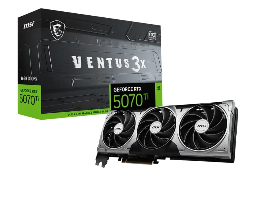 MSI GeForce RTX™ 5070 Ti 16G VENTUS 3X OC