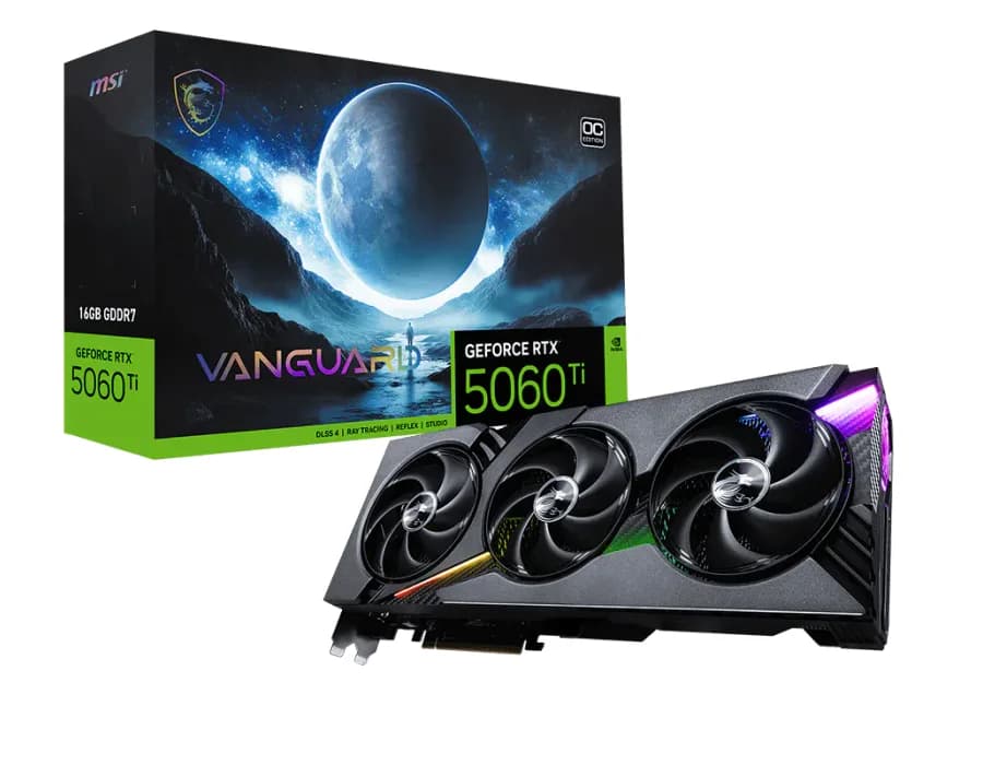 MSI GeForce RTX™ 5060 Ti 16G VANGUARD OC