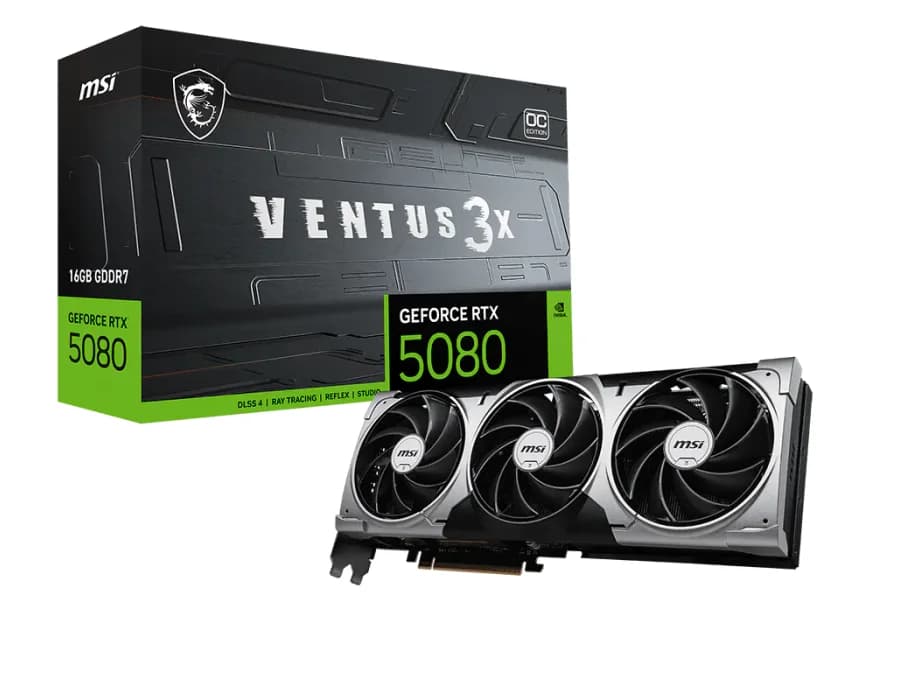 MSI GeForce RTX™ 5080 16G VENTUS 3X OC