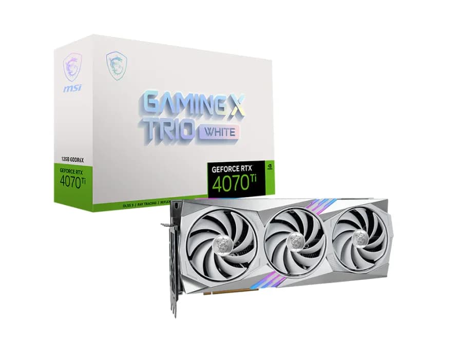 MSI GeForce RTX™ 4070 Ti GAMING X TRIO WHITE 12G