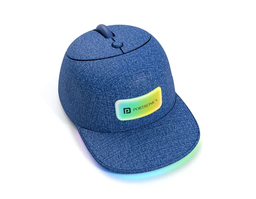 Portronics Toad Cap — Denim Blue