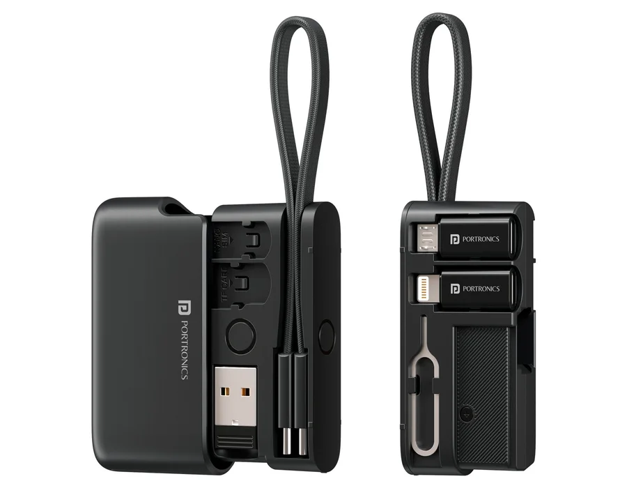 Portronics Snapcase Ultra — Black