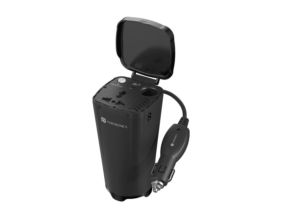 Portronics Car Power One — Black