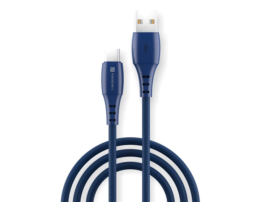 Portronics Konnect A Type C — Blue