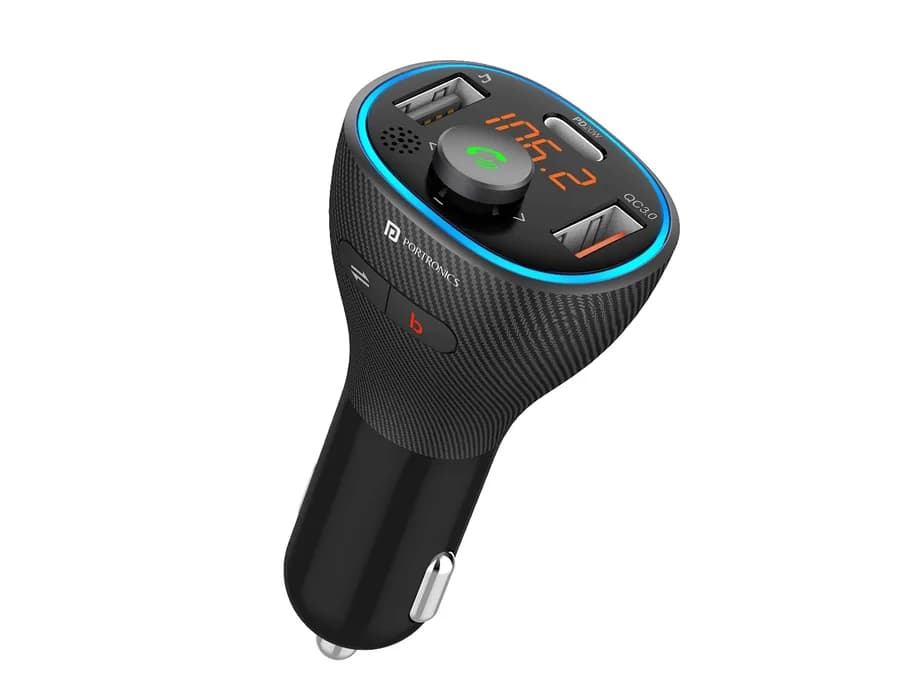 Portronics Auto 15 — Black