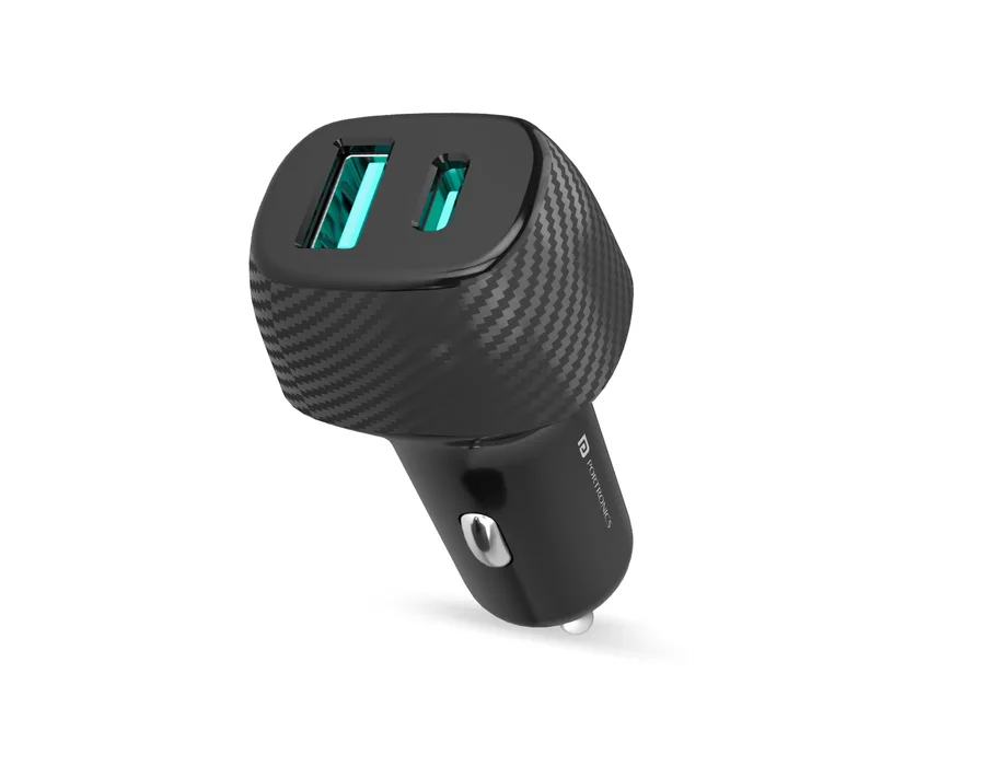 Portronics Car Power 6 — Black