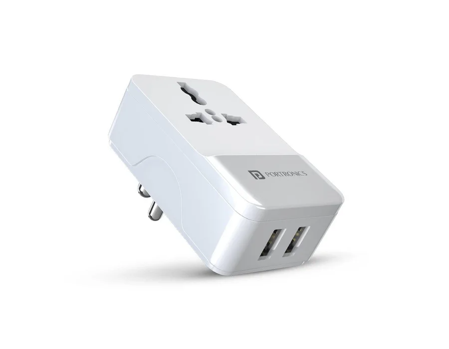 Portronics Adapto III — White