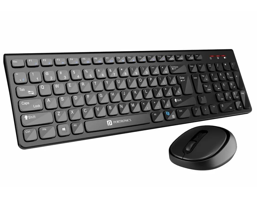 Portronics Key7 Combo — Black