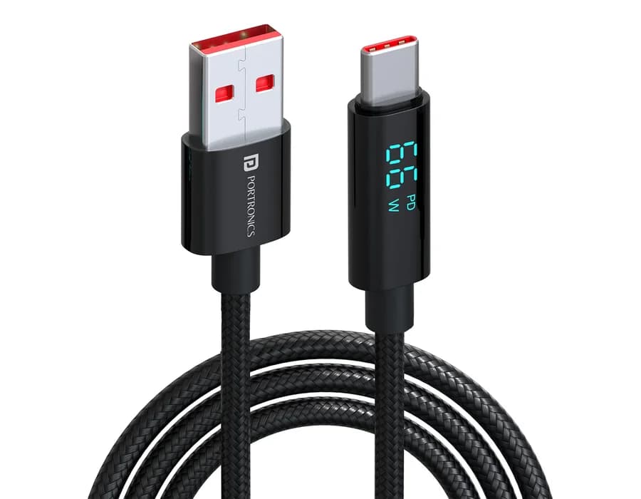 Portronics Konnect View 66W — Black