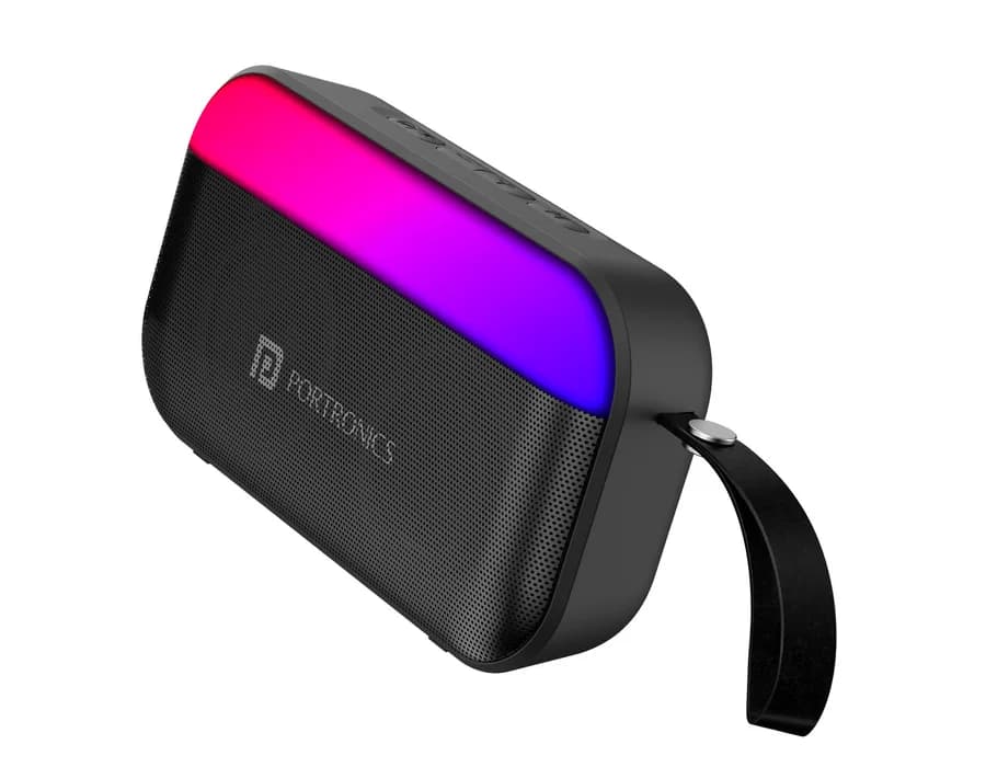 Portronics Plugs 2 — Black