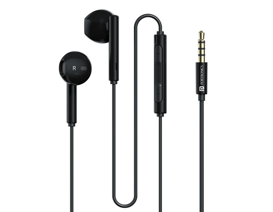 Portronics Conch Theta A — Black