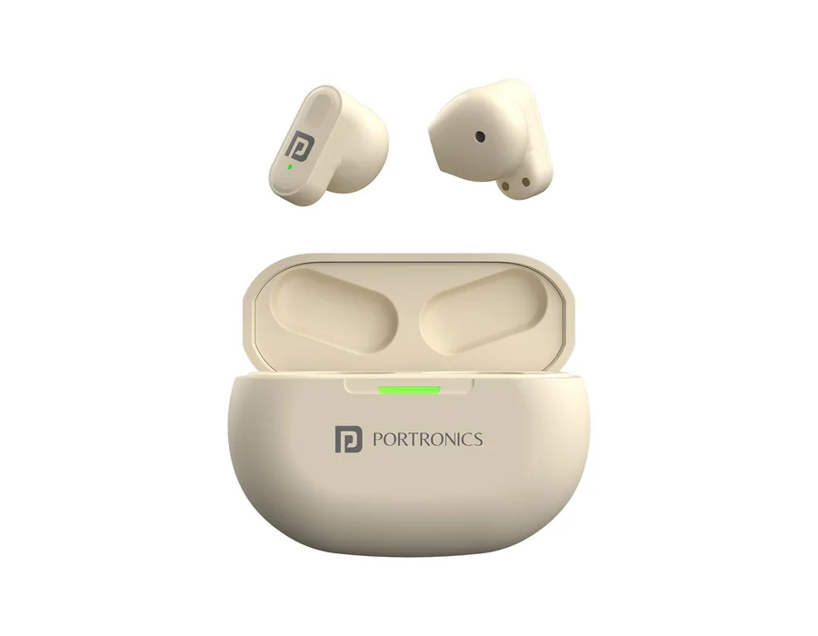 Portronics Harmonics Twins S17 — Beige