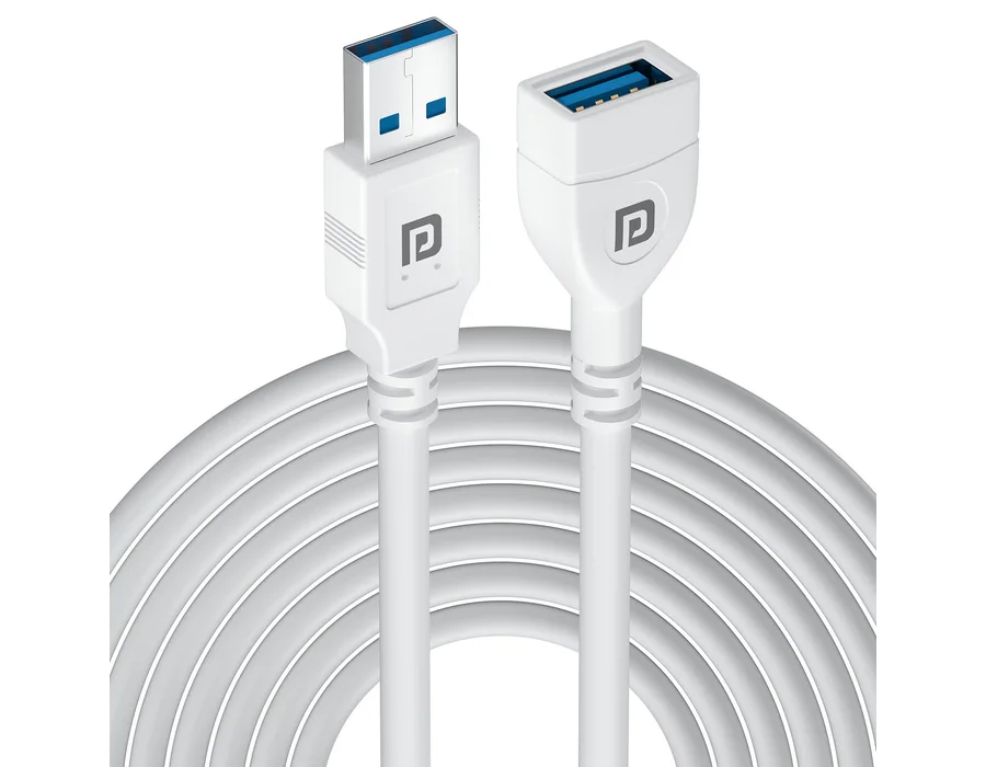 Portronics Uniconnect - USB Male To USB Female 3A 5M Cable