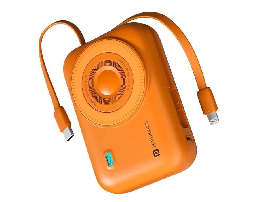 Portronics Power Shutter 20K — Orange