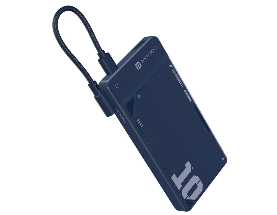 Portronics Luxcell UNO 10K — Blue