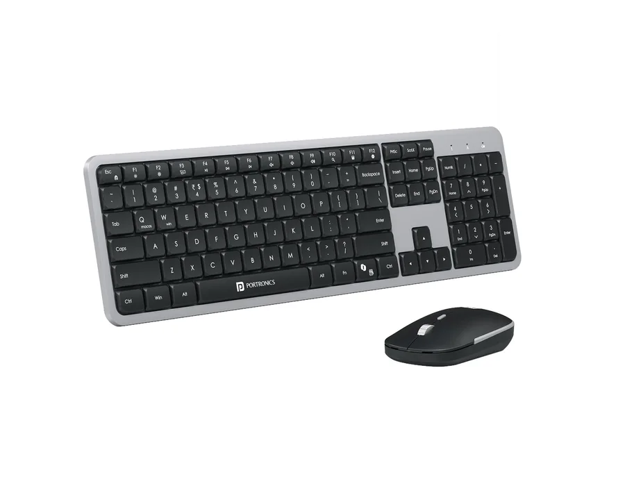 Portronics Key4 Combo — Grey