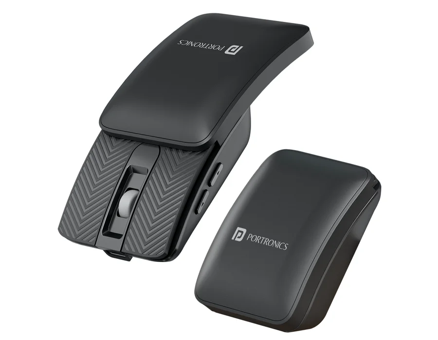 Portronics Toad Fold — Black