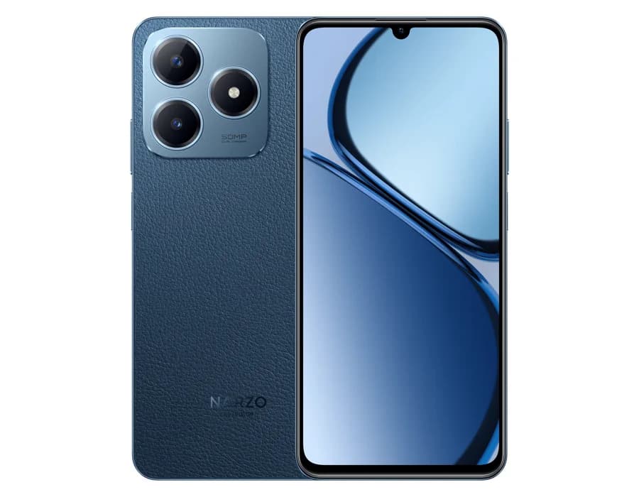 realme NARZO N63 (Leather Blue, 4GB + 128GB)
