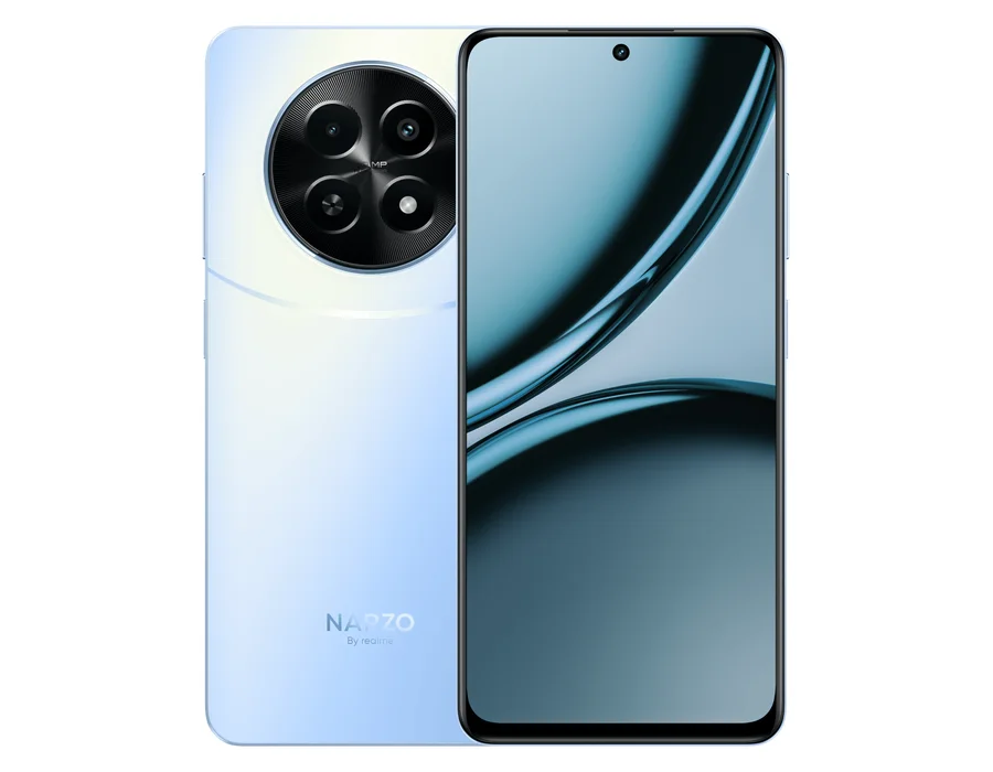 realme narzo 70x 5G (Ice Blue, 8GB + 128GB)