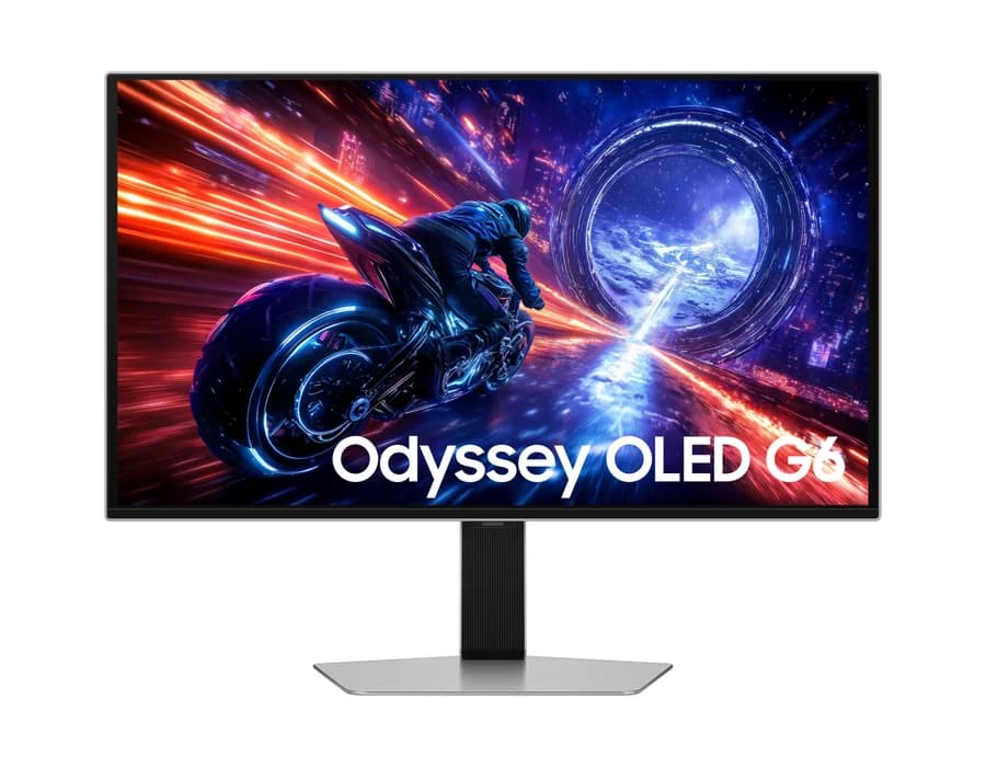 Samsung 68.5 cm (27) Odyssey OLED G6 G60SF QHD 500Hz Gaming Monitor – Silver – LS27FG602SWXXL