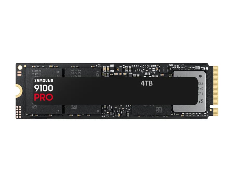 Samsung 9100 PRO PCIe 5.0 NVMe M.2 SSD (4 TB) – Black – MZ-VAP4T0BW