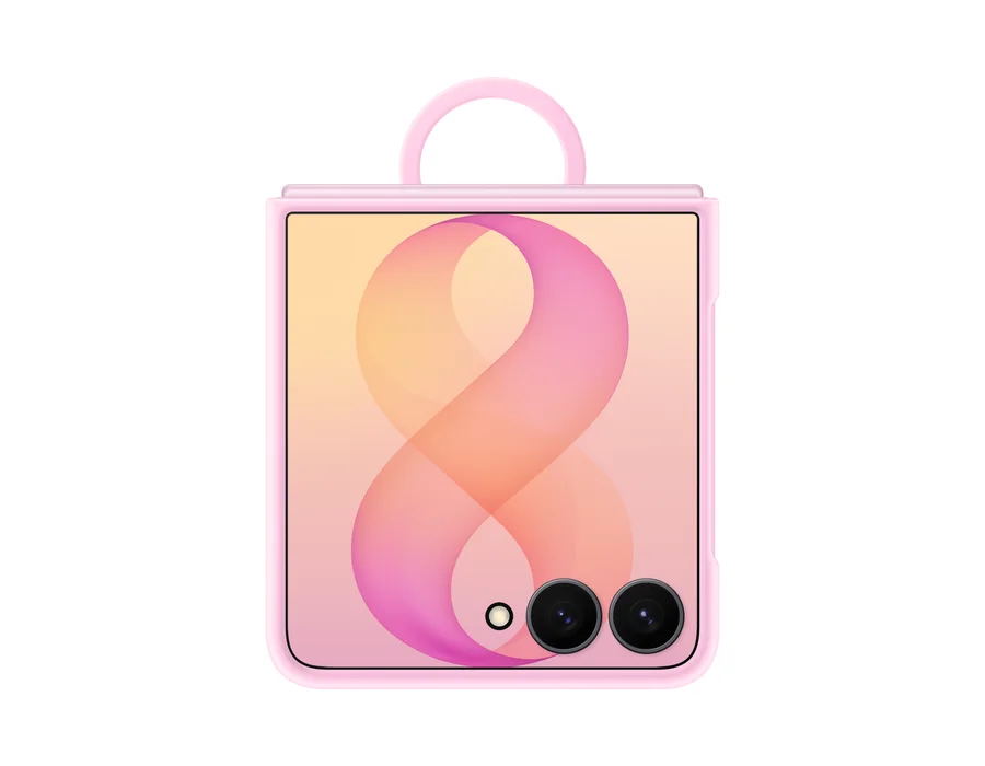Samsung Galaxy Z Flip8 Silicone Ring Magnet Case – Pink – EF-EF776CVEGIN