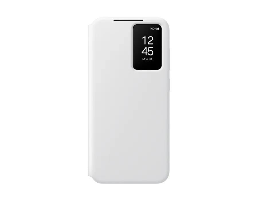 Samsung Galaxy S24 FE Smart View Wallet Case – White – EF-ZS721CWEGIN