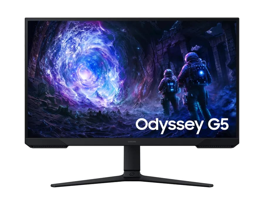 Samsung 68.5 cm (27) Odyssey G5 QHD Flat Gaming Monitor with 180Hz refresh rate and AMD FreeSync – Black – LS27FG510EWXXL