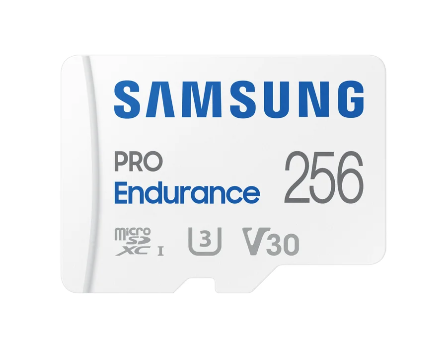 Samsung PRO Endurance microSD Card (256 GB) – White – MB-MJ256KA/APC