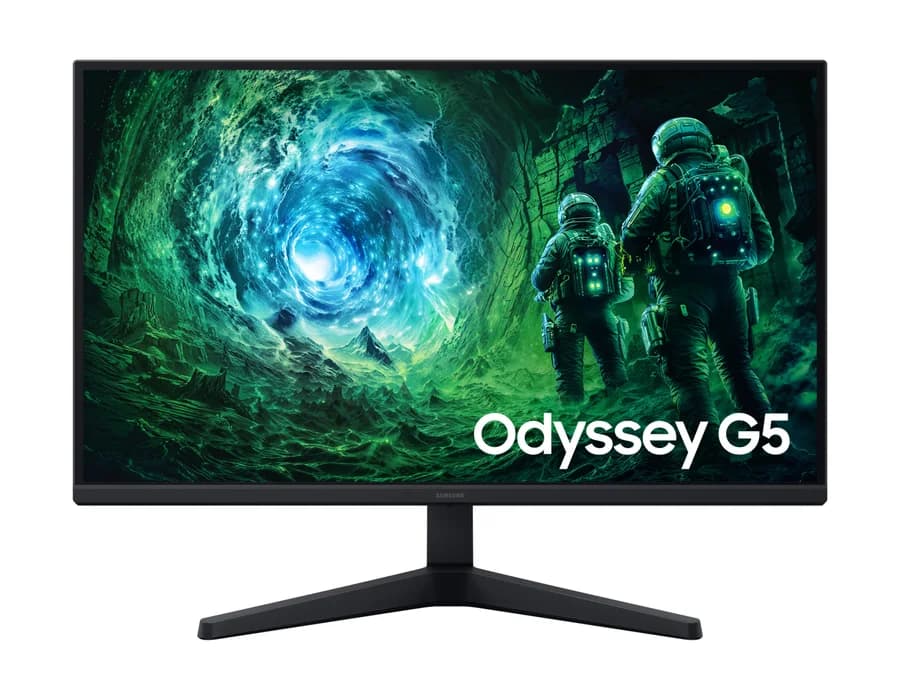Samsung 68.5 cm (27) Odyssey G5 QHD Gaming Monitor with 200 Hz refresh rate and AMD FreeSync Premium – Black – LS27FG530EWXXL