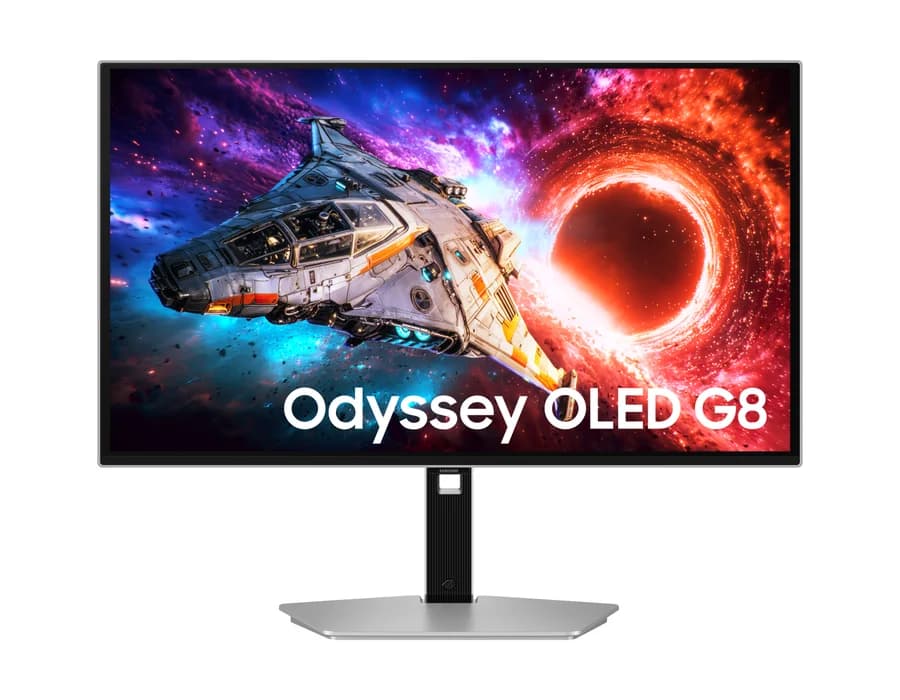 Samsung 68.5 cm (27) Odyssey OLED G8 G80SH 4K 240Hz Gaming Monitor – Silver – LS27HG800SWXXL