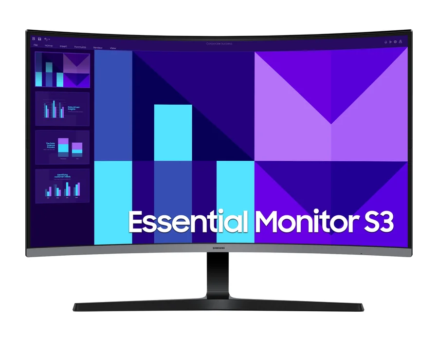 Samsung 80 cm (32) 1800R Curved Monitor with 100Hz refresh rate, game mode and eye saver – Black – LS32D390GAWXXL