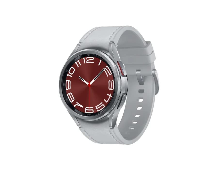 Samsung Galaxy Watch6 Classic (LTE, 4.3 cm) – Silver – SM-R955FZSAINS