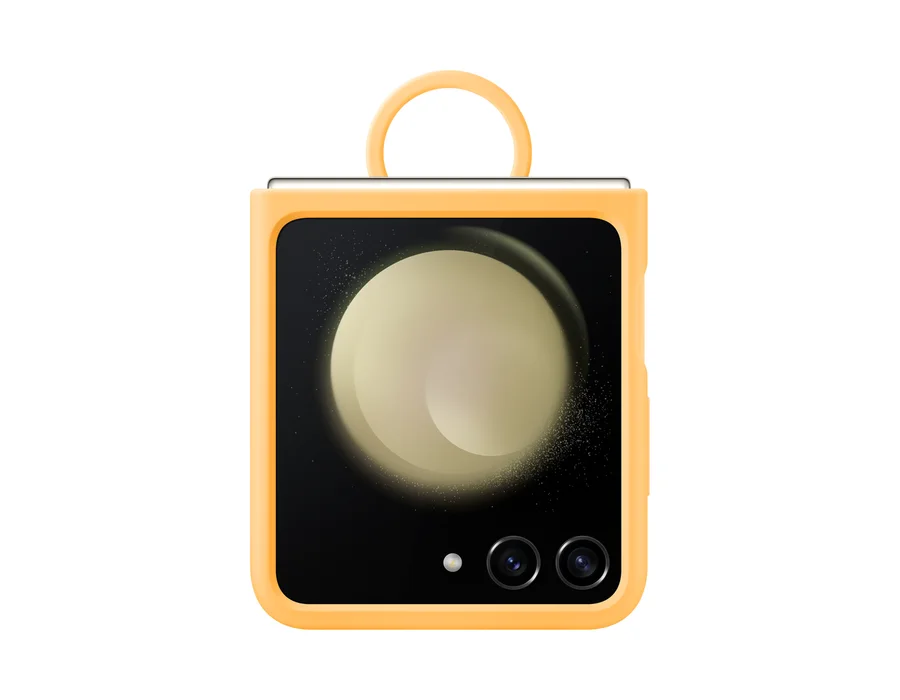 Samsung Galaxy Z Flip5 Silicone Case with Ring – Apricot – EF-PF731TOEGIN