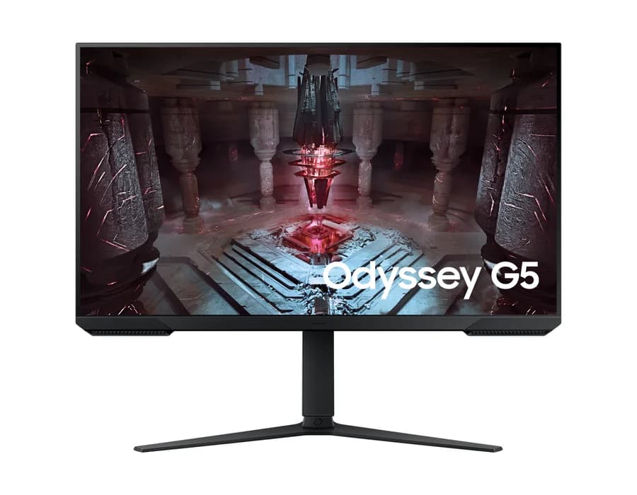Samsung 80 cm (32) Odyssey G5 QHD Flat Gaming Monitor with 165Hz refresh rate and AMD FreeSync Premium – BLACK – LS32CG510EWXXL