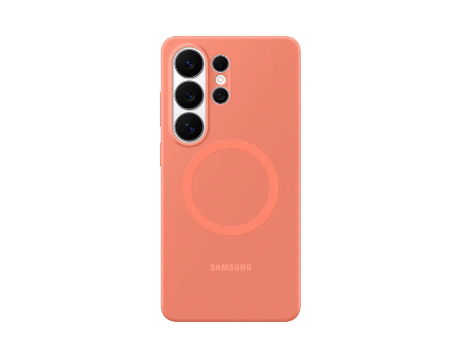 Samsung Galaxy S26 Ultra Silicone Magnet Case – Coralred – EF-ES948COEGIN