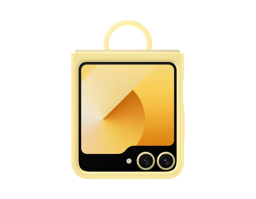 Samsung Galaxy Z Flip7 FE/Flip6 Silicone Case – Yellow – EF-PF741TYEGIN