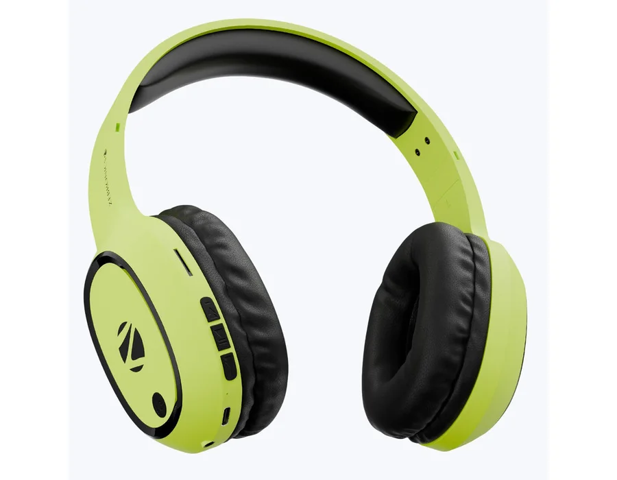 Zebronics Thunder Wireless Headphone — Neon Yellow