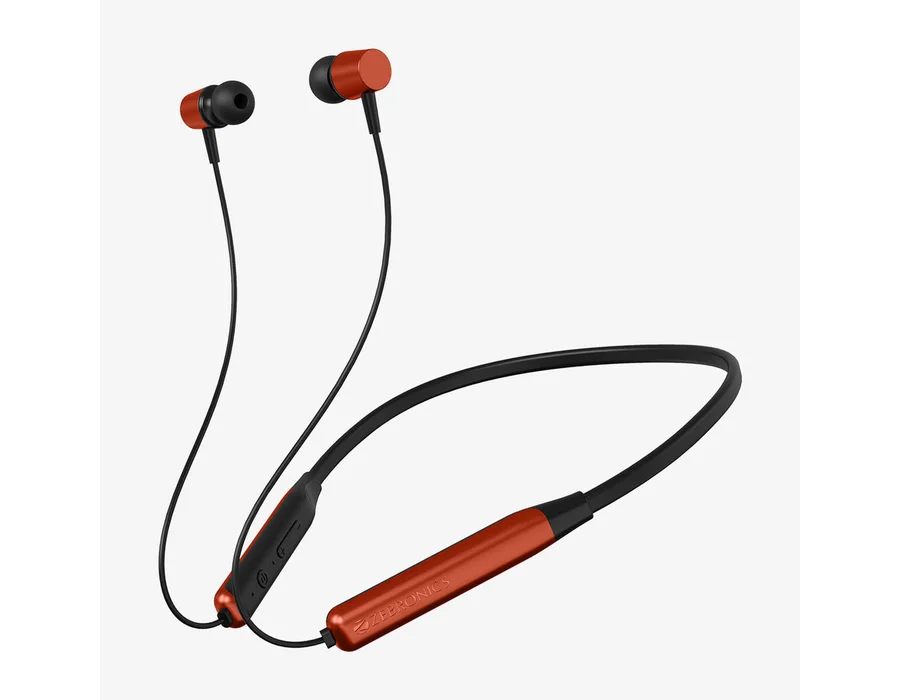 Zebronics Evolve Wireless Neckband — Orange