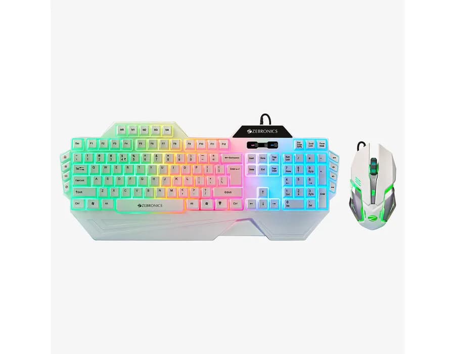 Zebronics Optimus Wired Combo — White