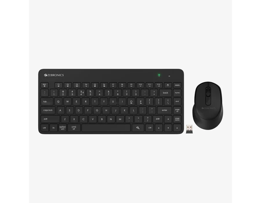 Zebronics Companion 201 Wireless Combo — Black