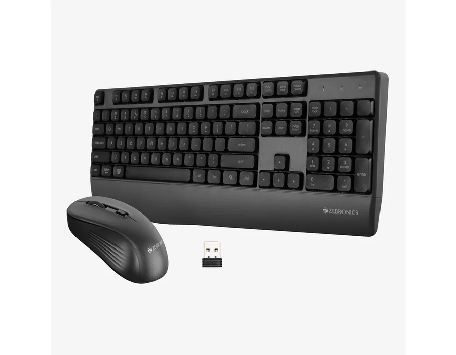 Zebronics Companion 202 Wireless Combo — Grey