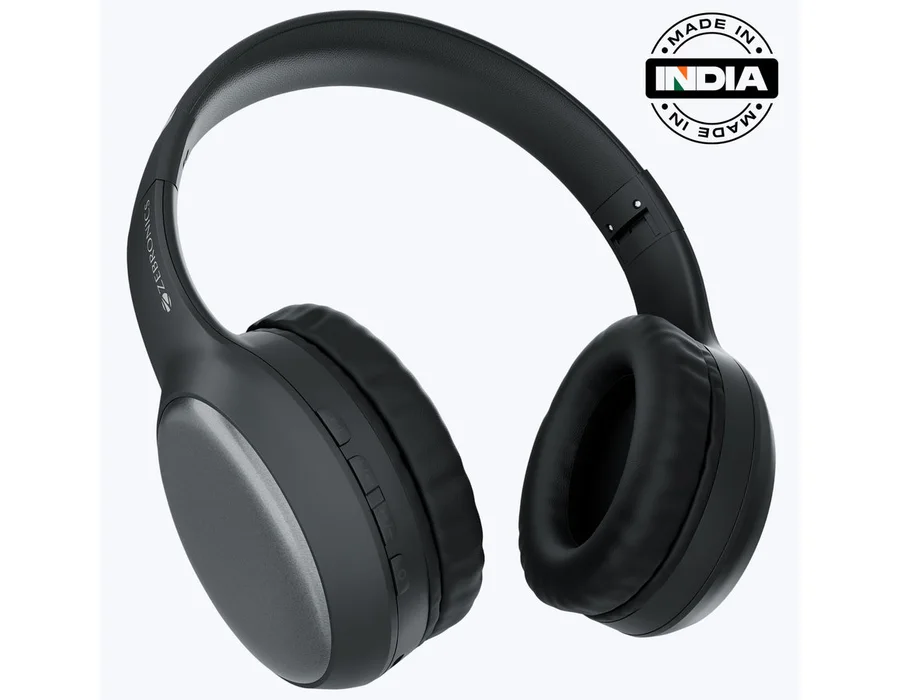 Zebronics Thunder Max Wireless Headphone — Black