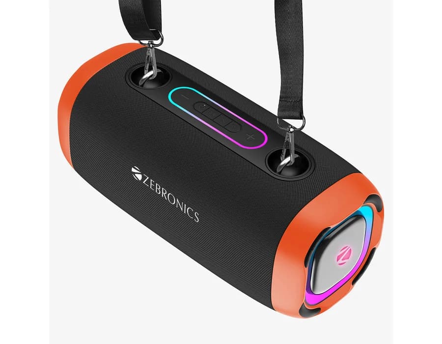 Zebronics Sound Feast 85 Wireless (30W) Party Speaker — Orange