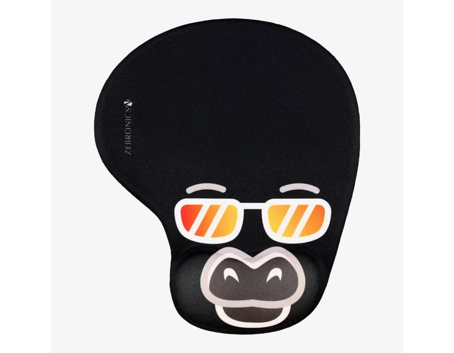 Zebronics MSP X6 Mousepad — Black with Animated