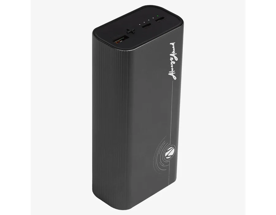 Zebronics EnergiPod 27R2 27000 mAh 65W Fast Charging, for Laptop / Mobile — Grey