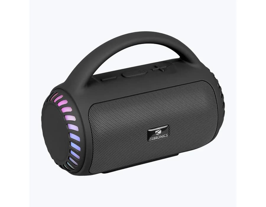 Zebronics County 5 Plus 8W Portable BT Speaker — Black