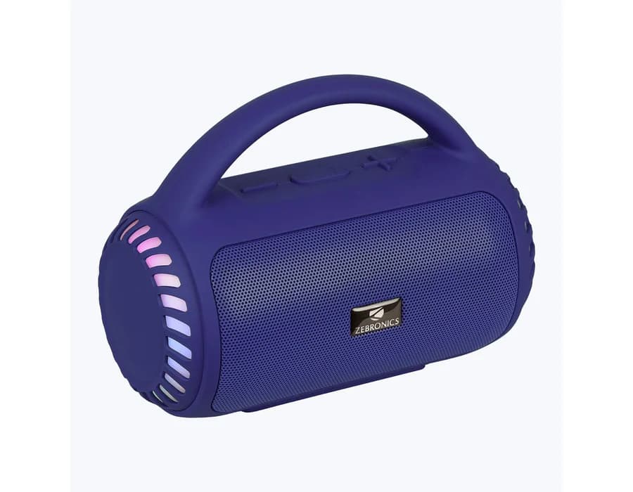Zebronics County 5 Plus 8W Portable BT Speaker — Blue